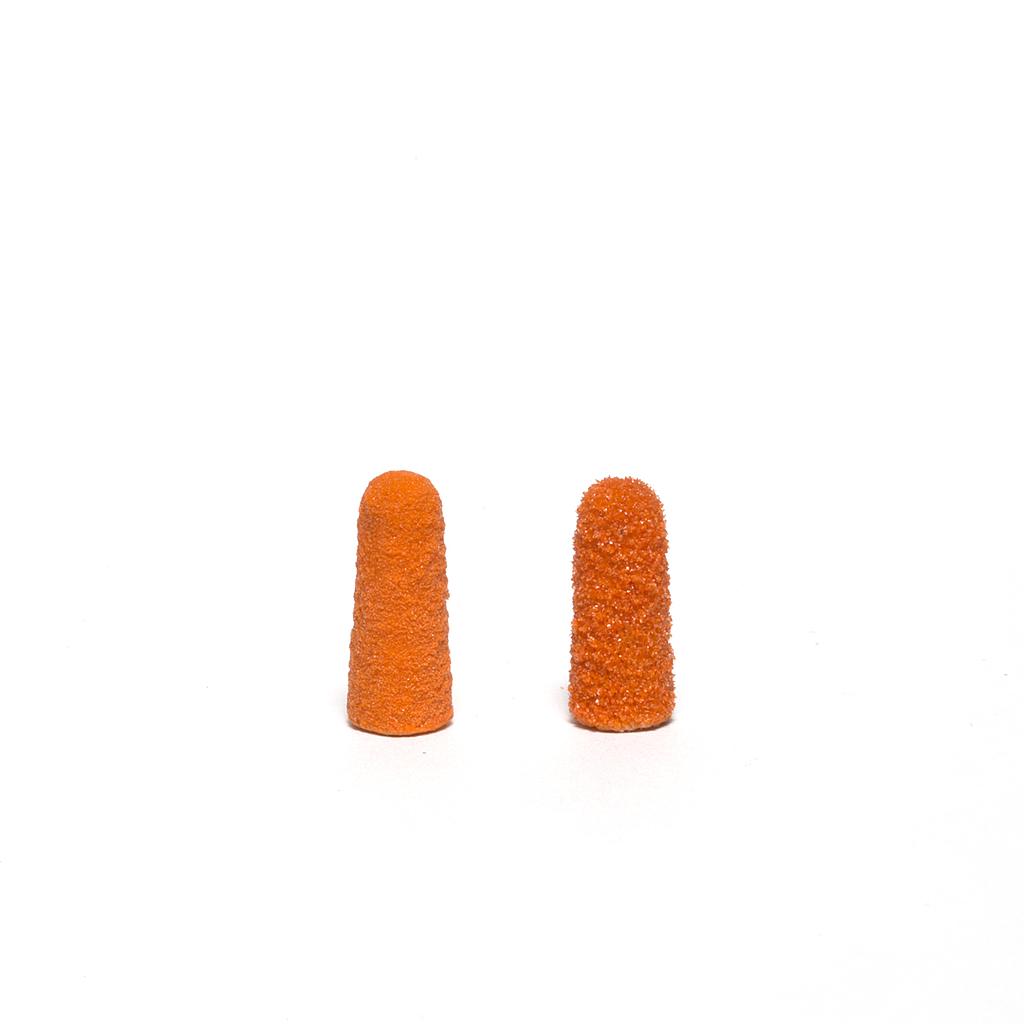 Lukas Schleifkappen PODO Ø 5 mm orange, konisch, 10 Stück