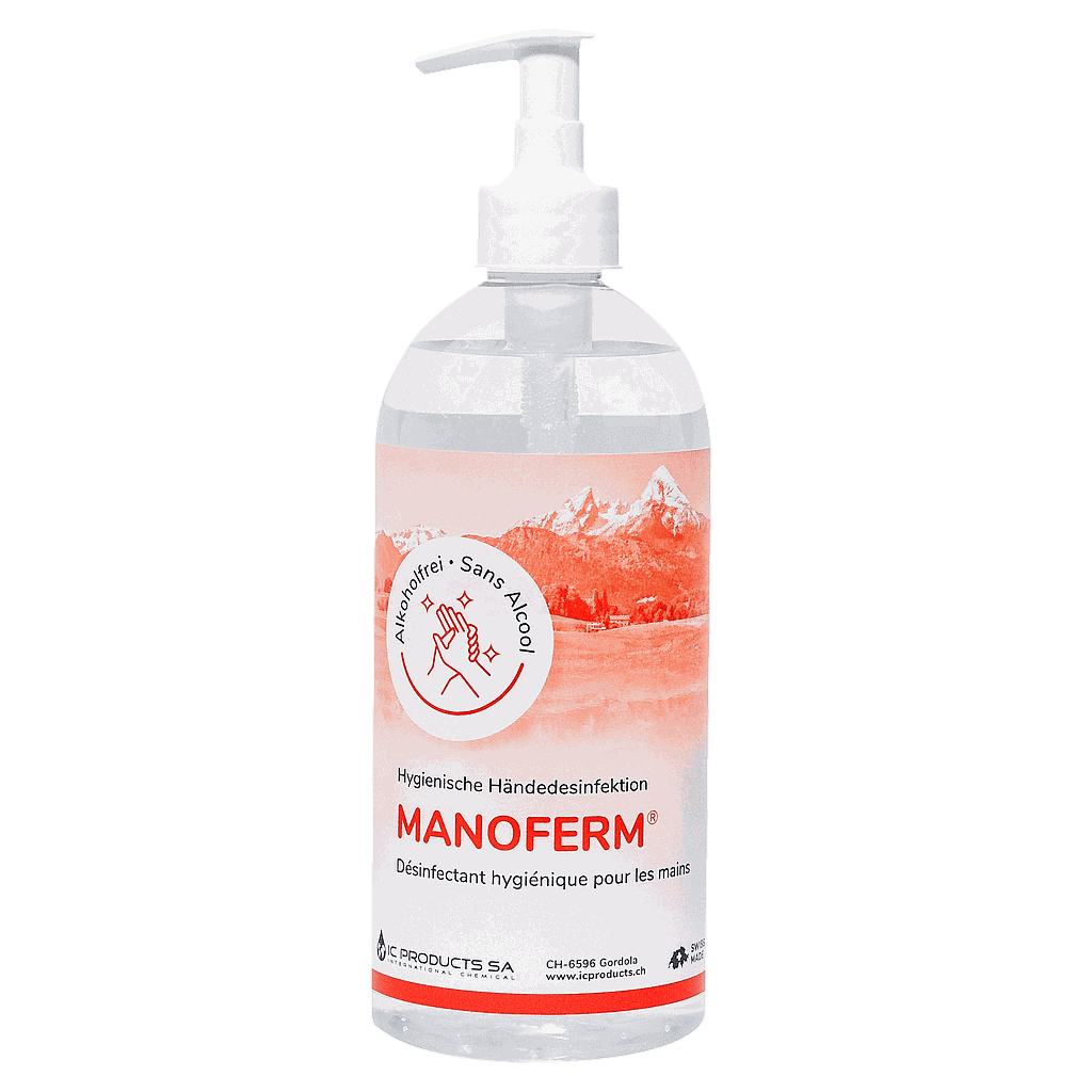 Manoferm® von IC Products, Hände-Desinfektionsmittel, 500 ml