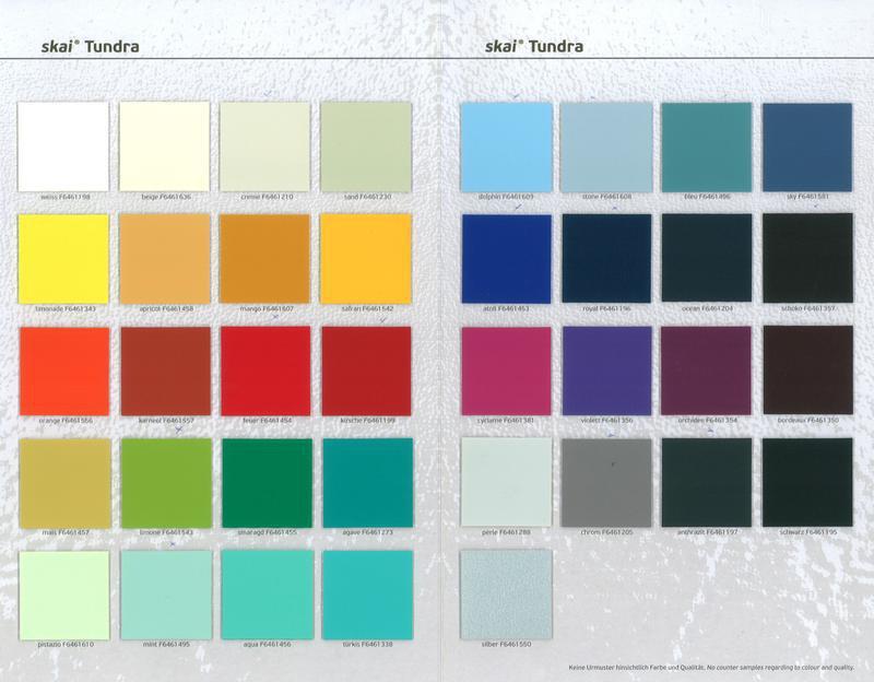 Aufpreis Sonderfarbe Leder skai® Tundra für Concept F5/F3/B2
