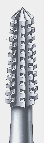 Busch Stahl-Fräser inox 39RS (Fissurenfräser), 2 Stück