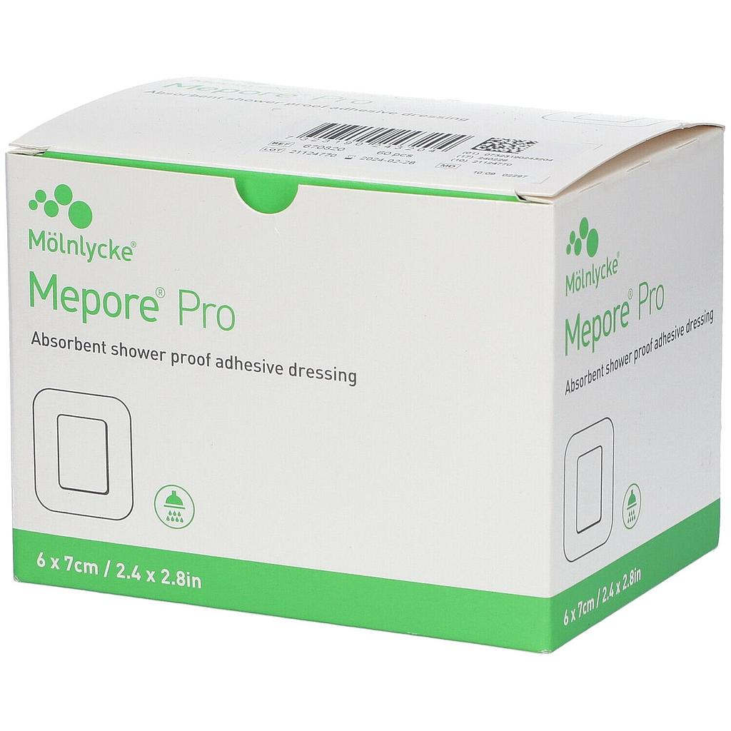 Mölnlycke Mepore® PRO Wundverband steril, 7 x 6 cm, 60 Stück