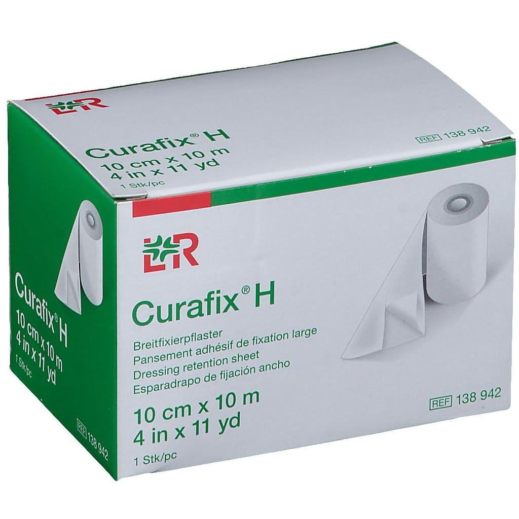 L&amp;R Curafix® H Breitfixierpflaster, 10 cm x 10 m, 1 Rolle