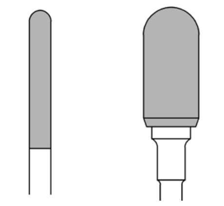 Busch Hartmetall-Fräser 426X, mittlere X-Verzahnung, 1 Stück