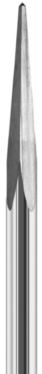 Busch Hartmetall-Stichfräser 4-Kant 515, 023, für die Nachbearbeitung und das Be- und Ausschneiden von Silikon und Orthesen, 2 Stück