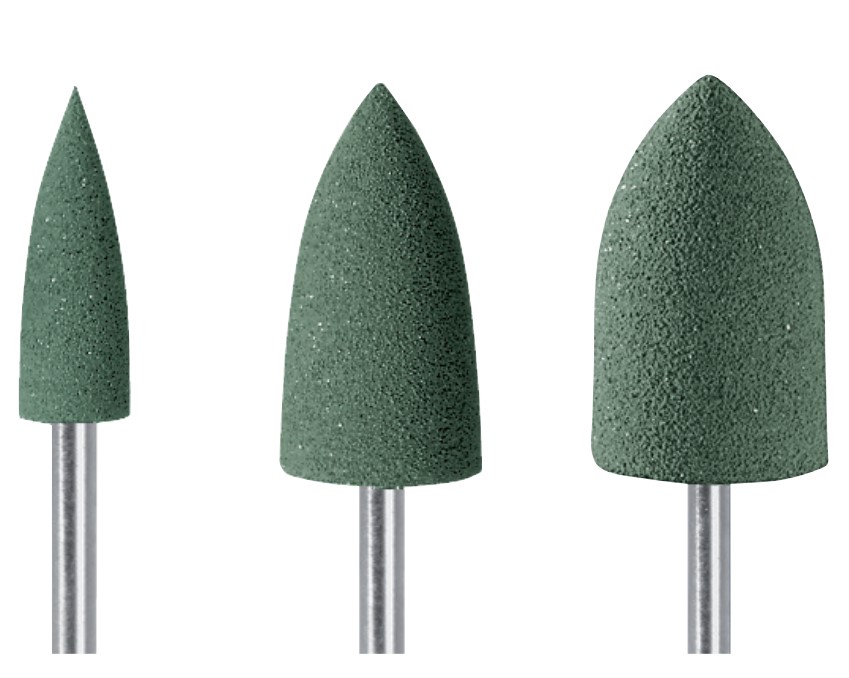 Busch Glätter (Polierer) 9626G, SiC Silikon, Korngrösse grob, grün, 6 Stück