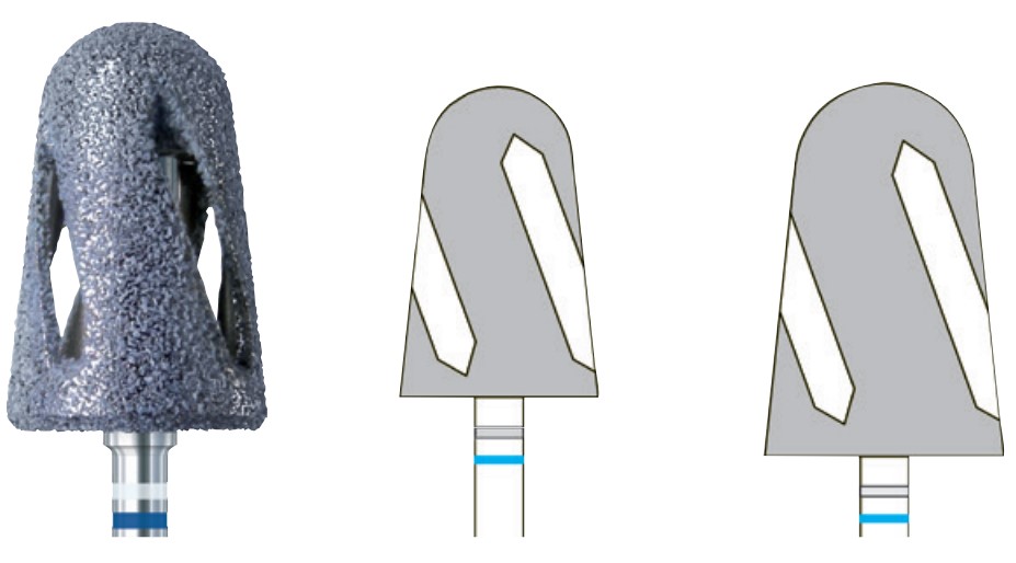 Busch Hybrid Twister HT854R, mittlere Körnung, 1 Stück