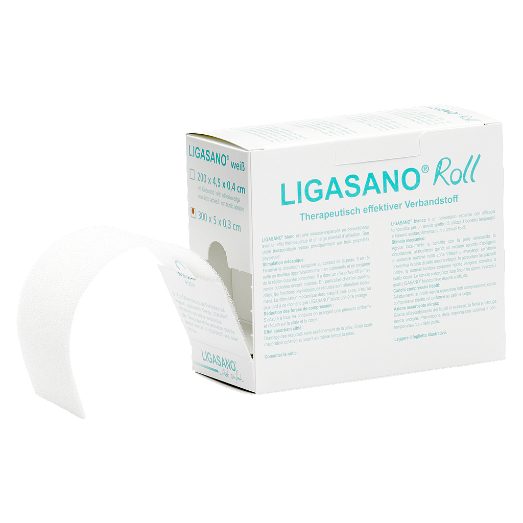 Ligasano® Roll ohne Kleberand, 300 x 5 x 0,3 cm
