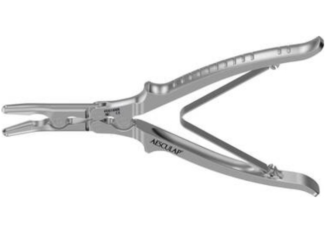 Aesculap® FO 518 NR Hohlmeisselzange kräftig, gebogen, 180 mm