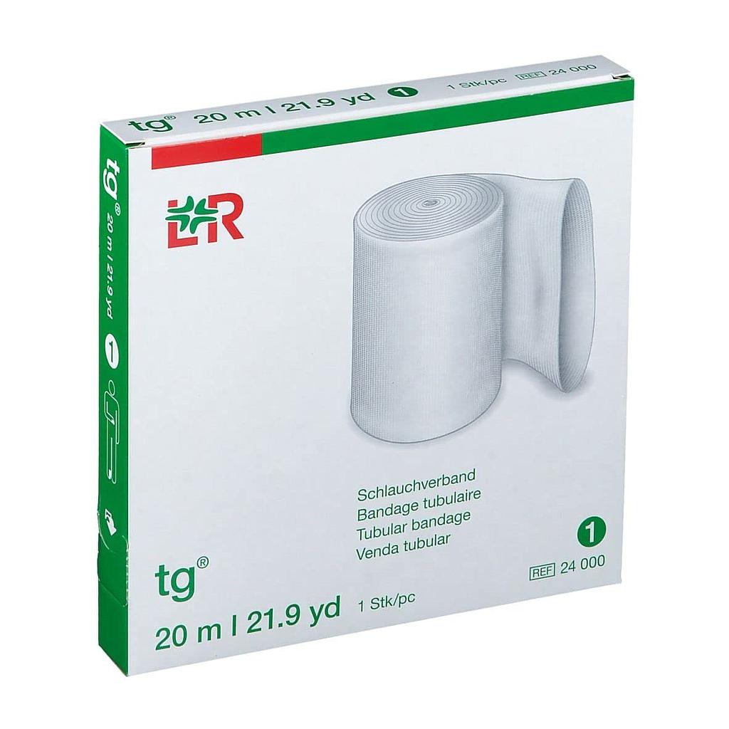 L&amp;R tg® Schlauchverband Gr. 1, 1.4 cm x 20 m, weiss