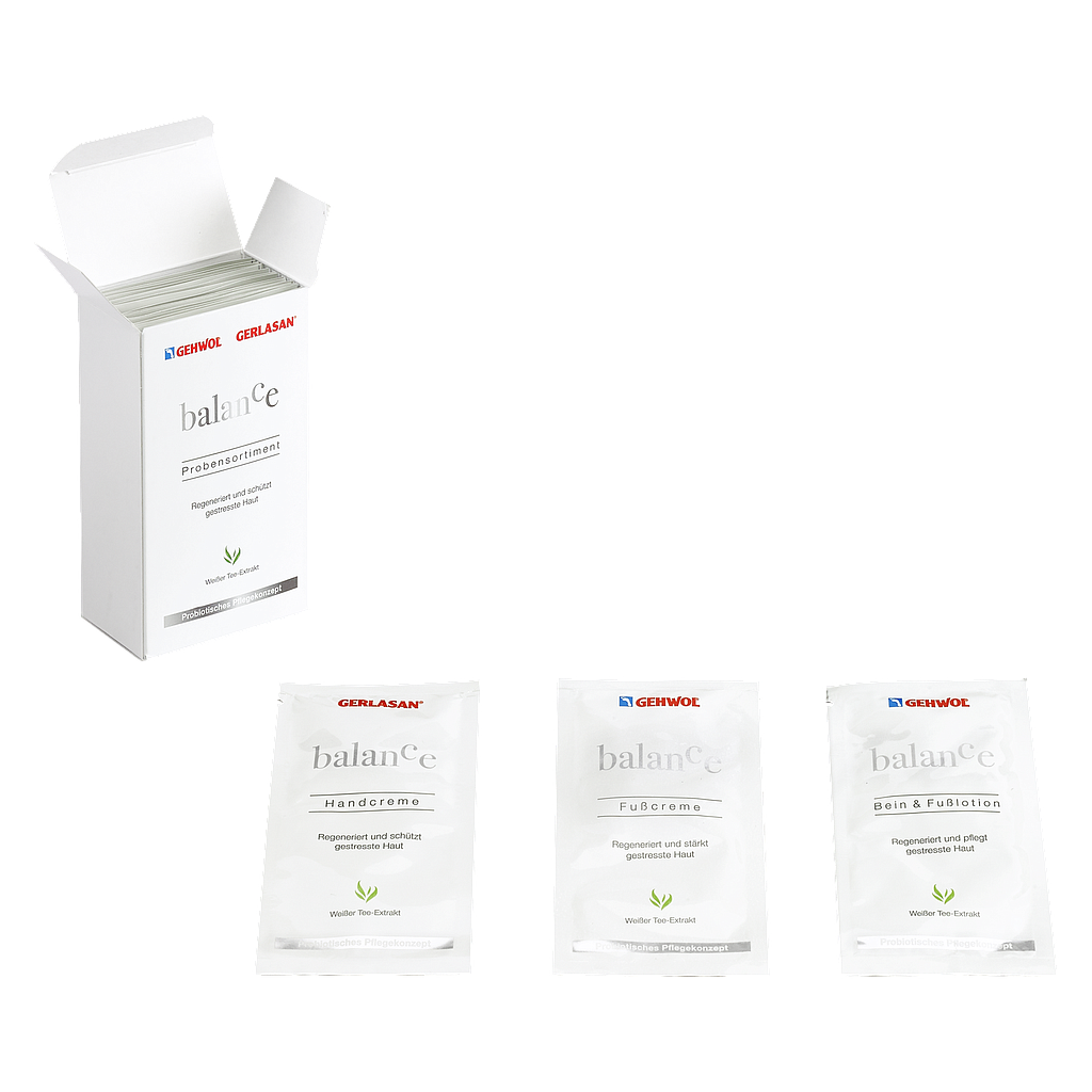Probensortierung GEHWOL/GERLASAN® balance, Total 20 Stück