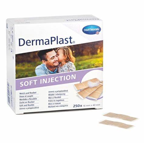 IVF Hartmann DermaPlast® Isomed® Textil hautfarbig, Injektionsverbände 1 cm x 4 cm, 250 Stück