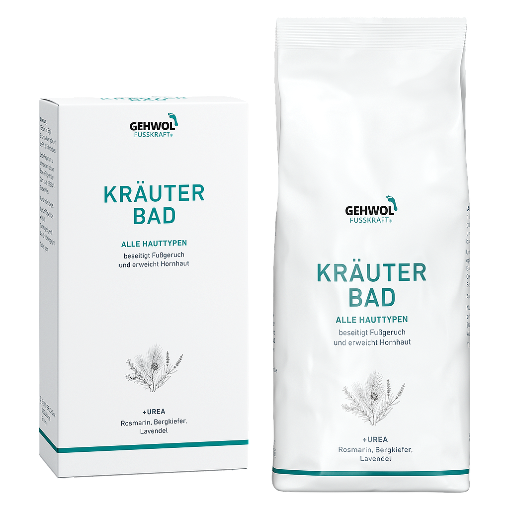 GEHWOL FUSSKRAFT® Kräuter Bad (Farbe Grün), 400 g