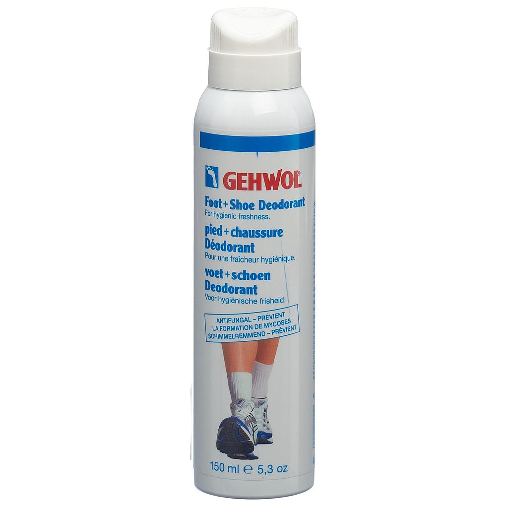 GEHWOL® pied + chaussure Déodorant, GW Fuss + Schuh Deo, 150ml GB/F/NL