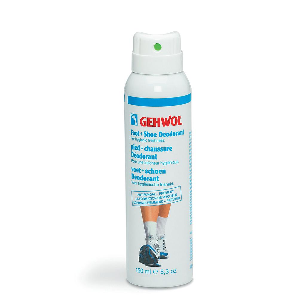 GEHWOL® pied + chaussure Déodorant, GW Fuss + Schuh Deo, 150ml GB/F/NL