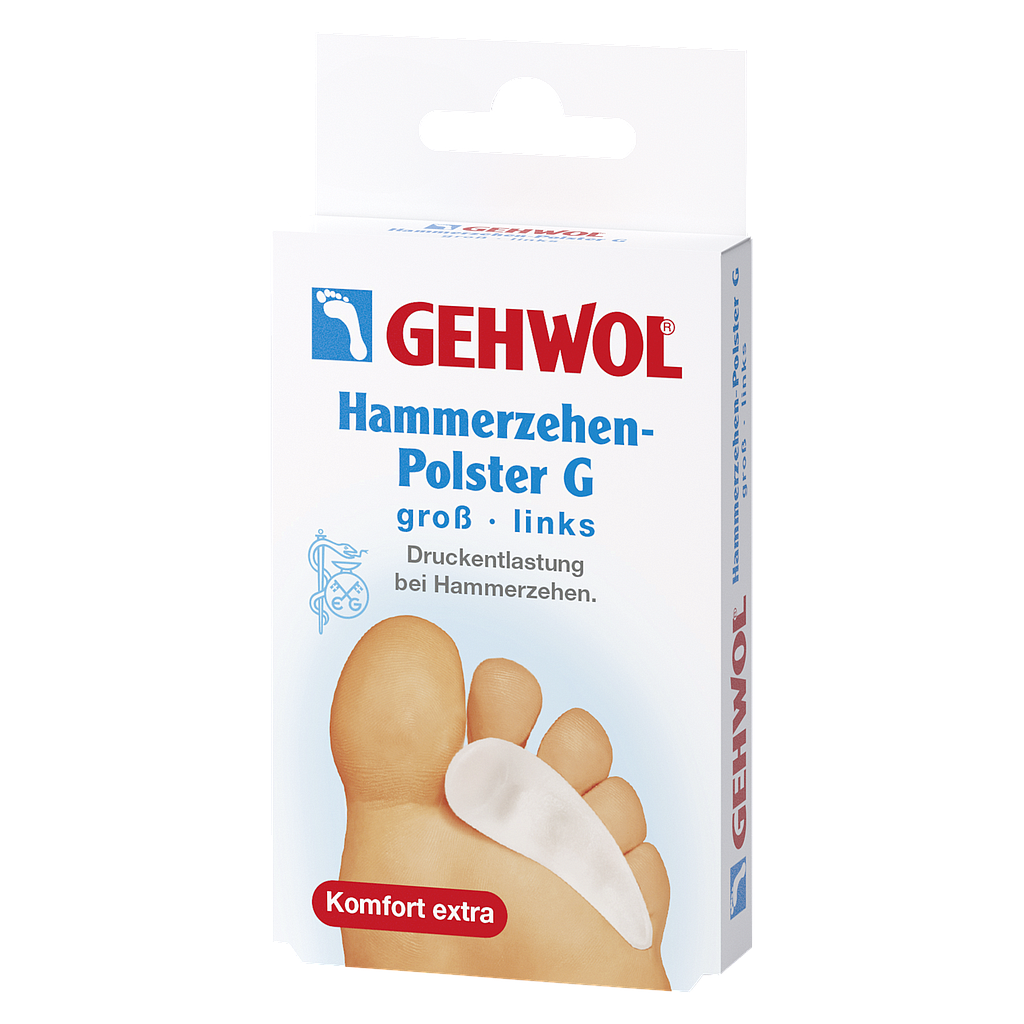 GEHWOL® Hammerzehen-Polster G gross, links, 1 Stück