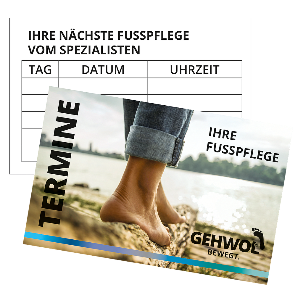 GEHWOL® Terminkarten, 100 Stück