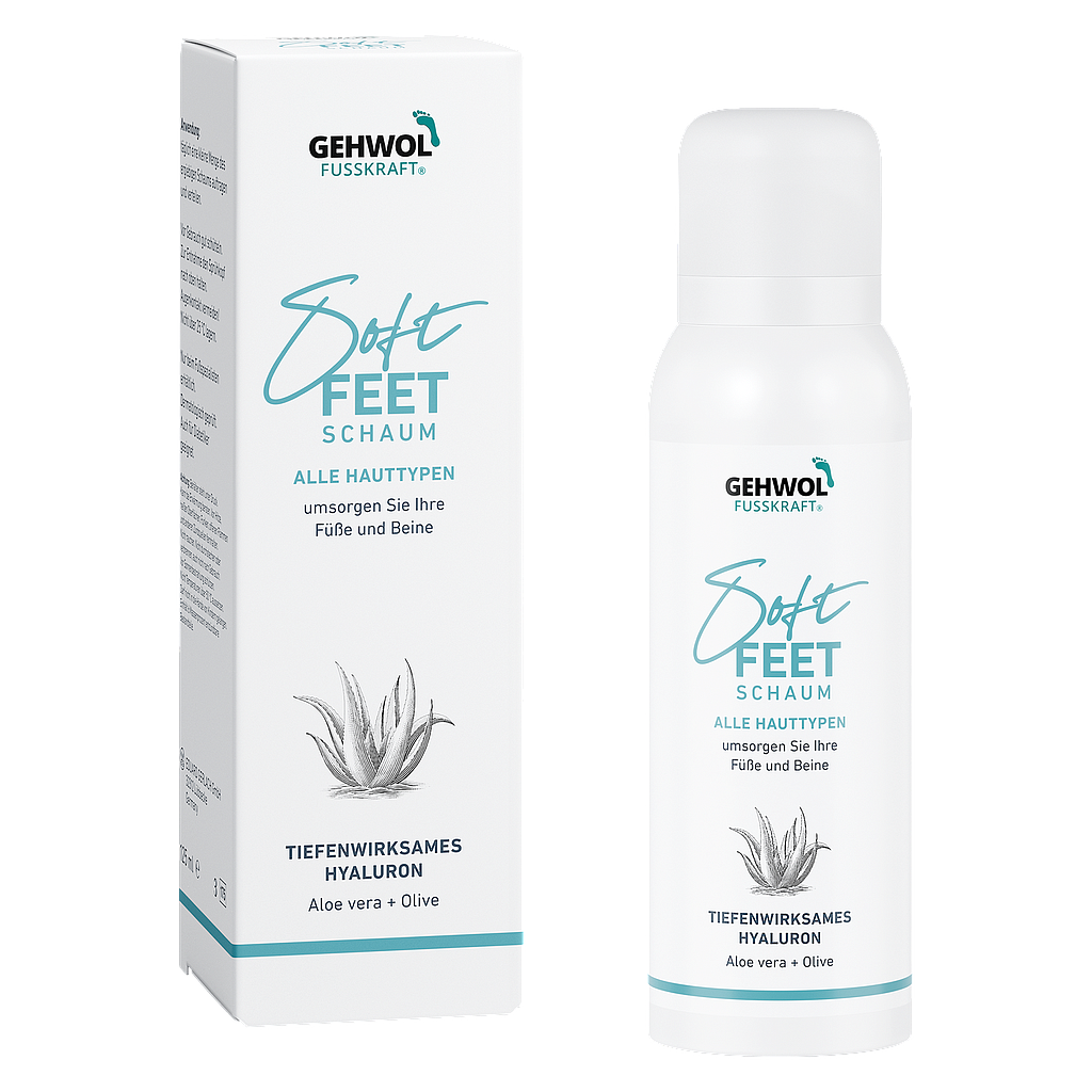 GEHWOL FUSSKRAFT® Soft Feet Schaum, 125 ml
