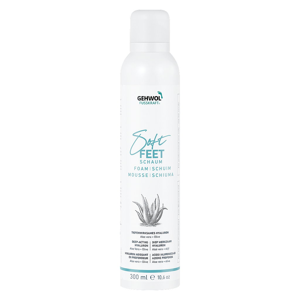 GEHWOL FUSSKRAFT® Soft Feet Schaum, 300 ml