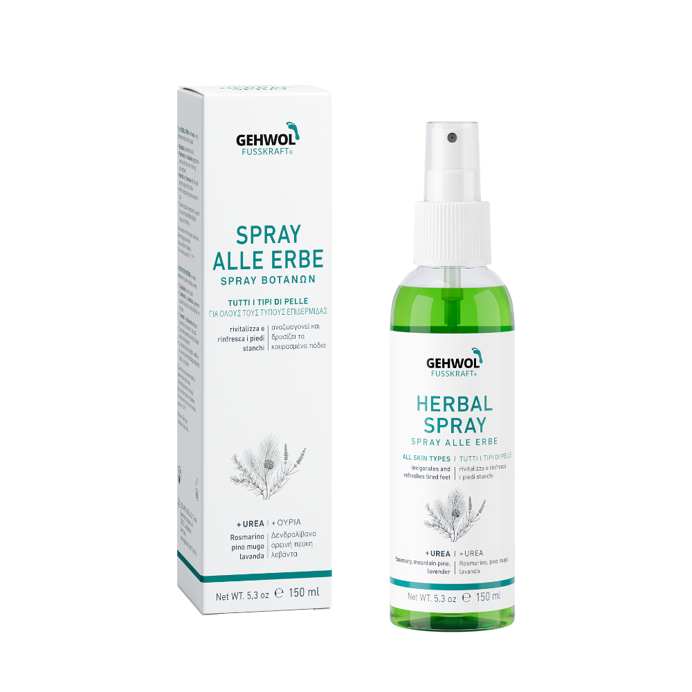 GEHWOL FUSSKRAFT® Spray alle erbe, GW FK Kräuter Spray (Kräuterlotion), 150 ml, US/ES/GR/I