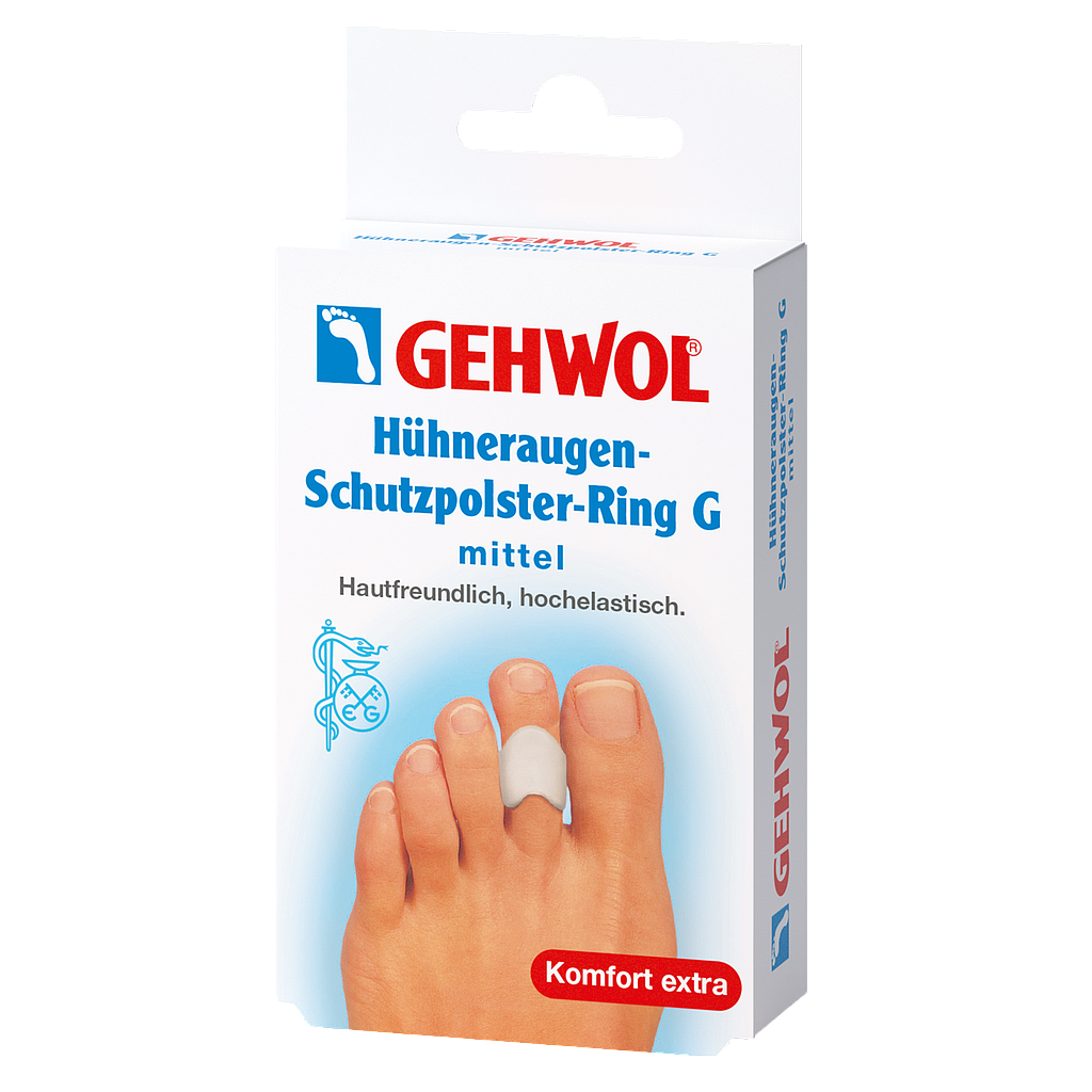 GEHWOL® Hühneraugen-Schutzpolster-Ring G mittel, 3 Stück