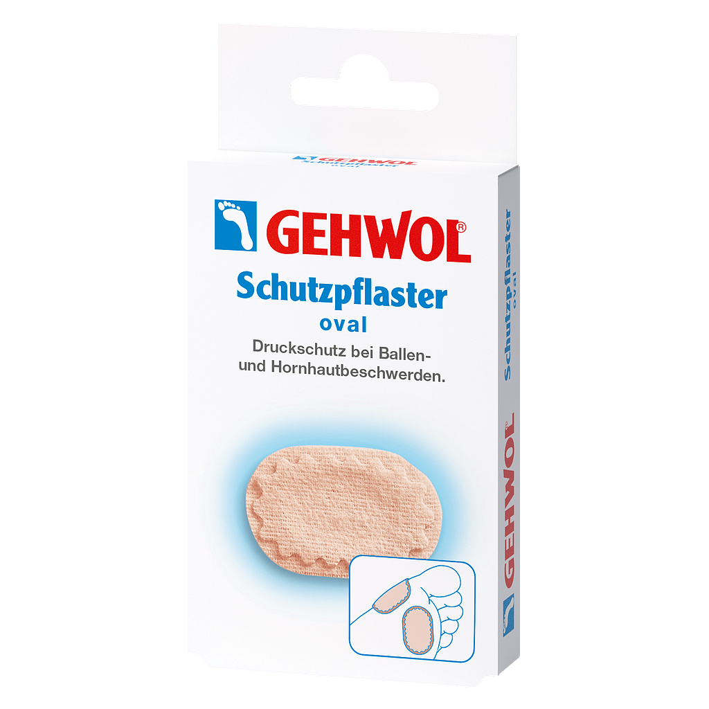 GEHWOL® Schutzpflaster oval, 4 Stück