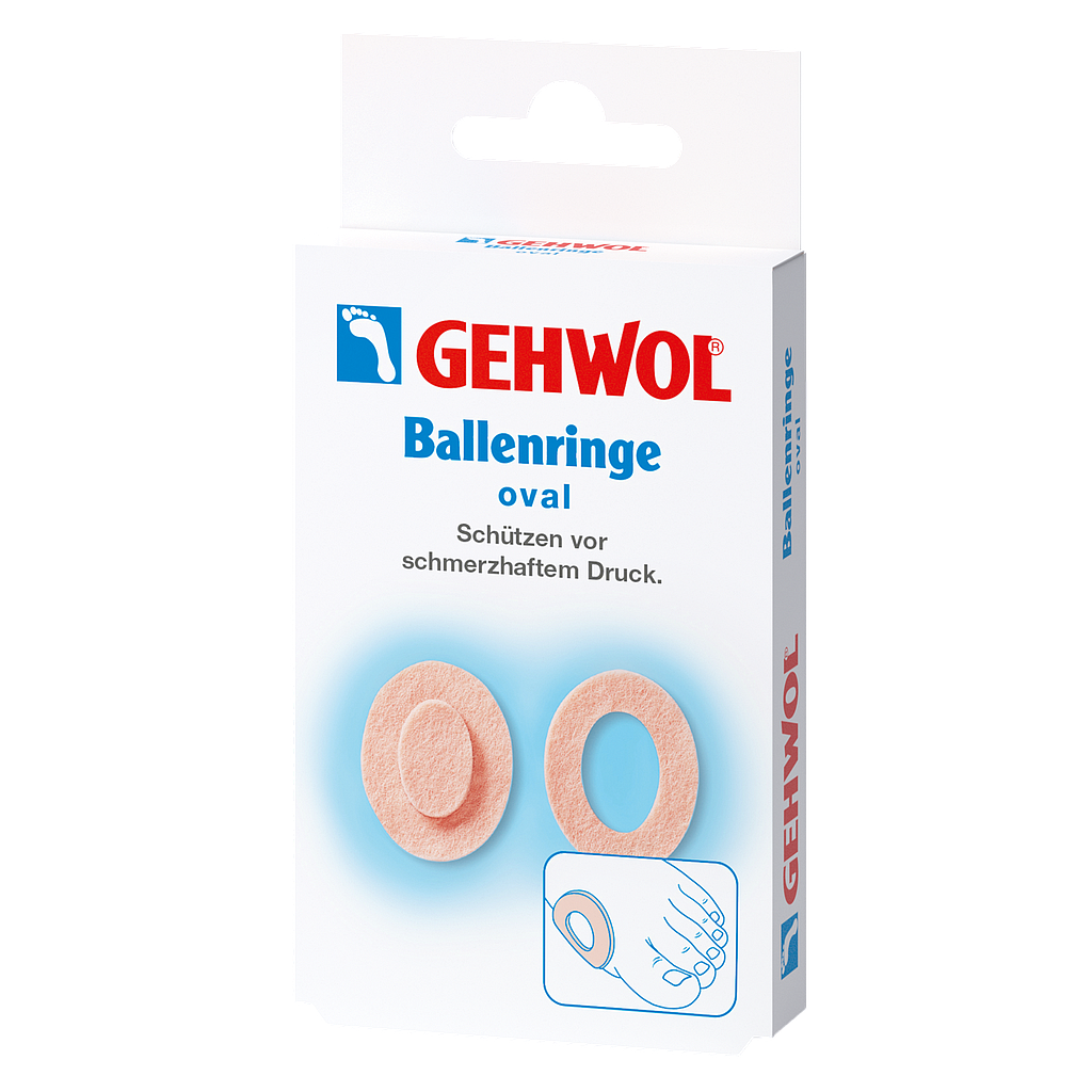 GEHWOL® Ballenringe oval, 6 Stück