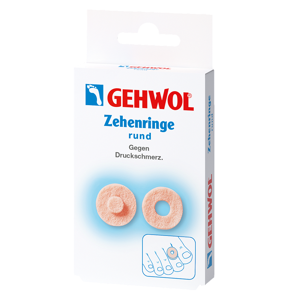 GEHWOL® Zehenringe rund, 9 Stück