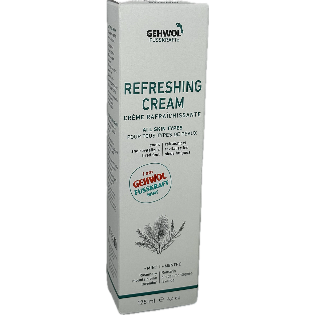 GEHWOL FUSSKRAFT® Crème Rafraîchissante (menthe/mint), 125 ml GB/F/NL/D