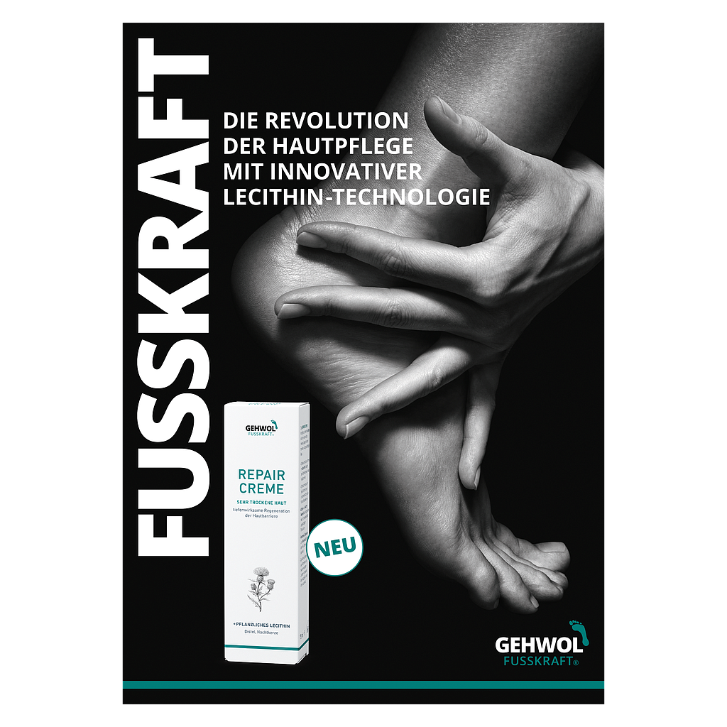 Plakat GEHWOL FUSSKRAFT® Repair Cream