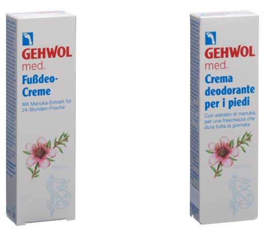 GEHWOL med® Crema deodorante per i piedi, GW med® Fussdeo-Creme, 75 ml D/I