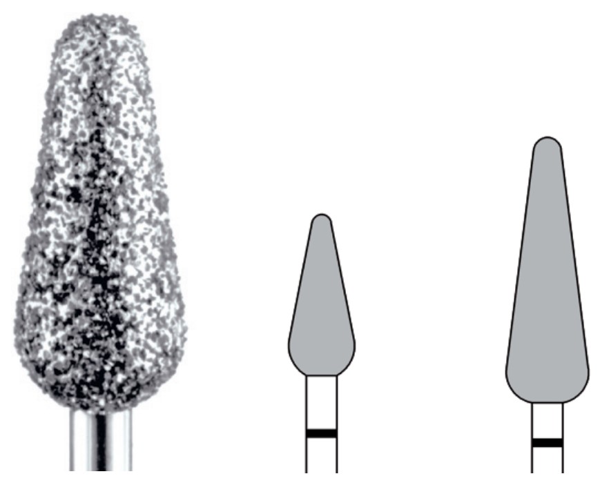 Busch Diamantschleifer 5893, super grobe Körnung, 1 Stück
