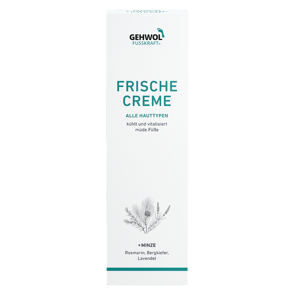 Deko Faltschachtel GEHWOL FUSSKRAFT® Frische Creme