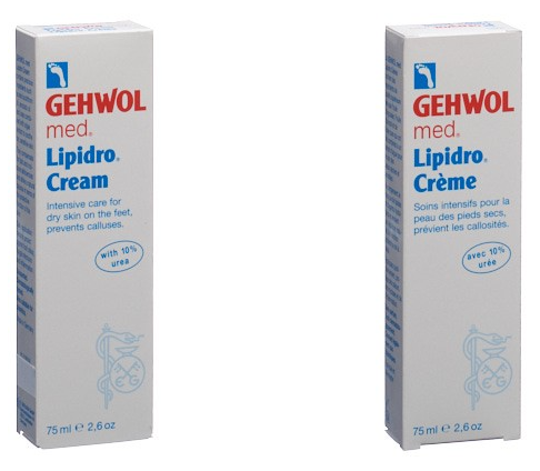 GEHWOL med® Lipidro-Crème, avec 10% urèe, 125 ml GB/F