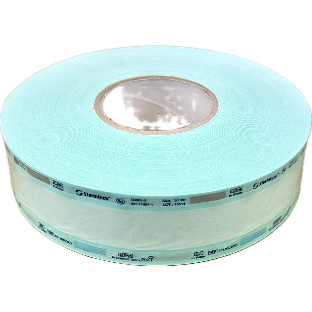 Sterintech™ Sterilverpackung / Sterilfolie, Rolle mit Folienseite aussen 50 mm x 200 m