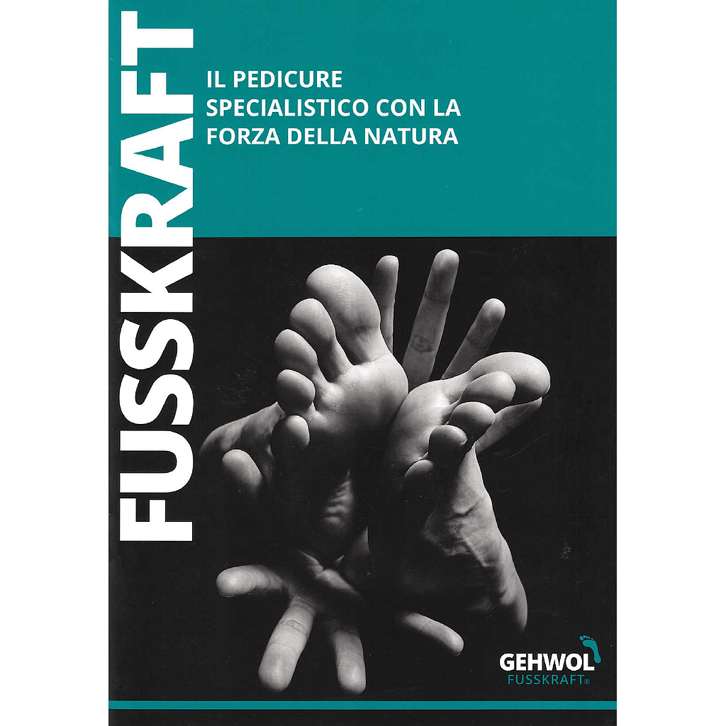 GEHWOL® FUSSKRAFT Brochure / Cartella linea di prodotti FUSSKRAFT, larghezza 15 cm x altezza 21 cm