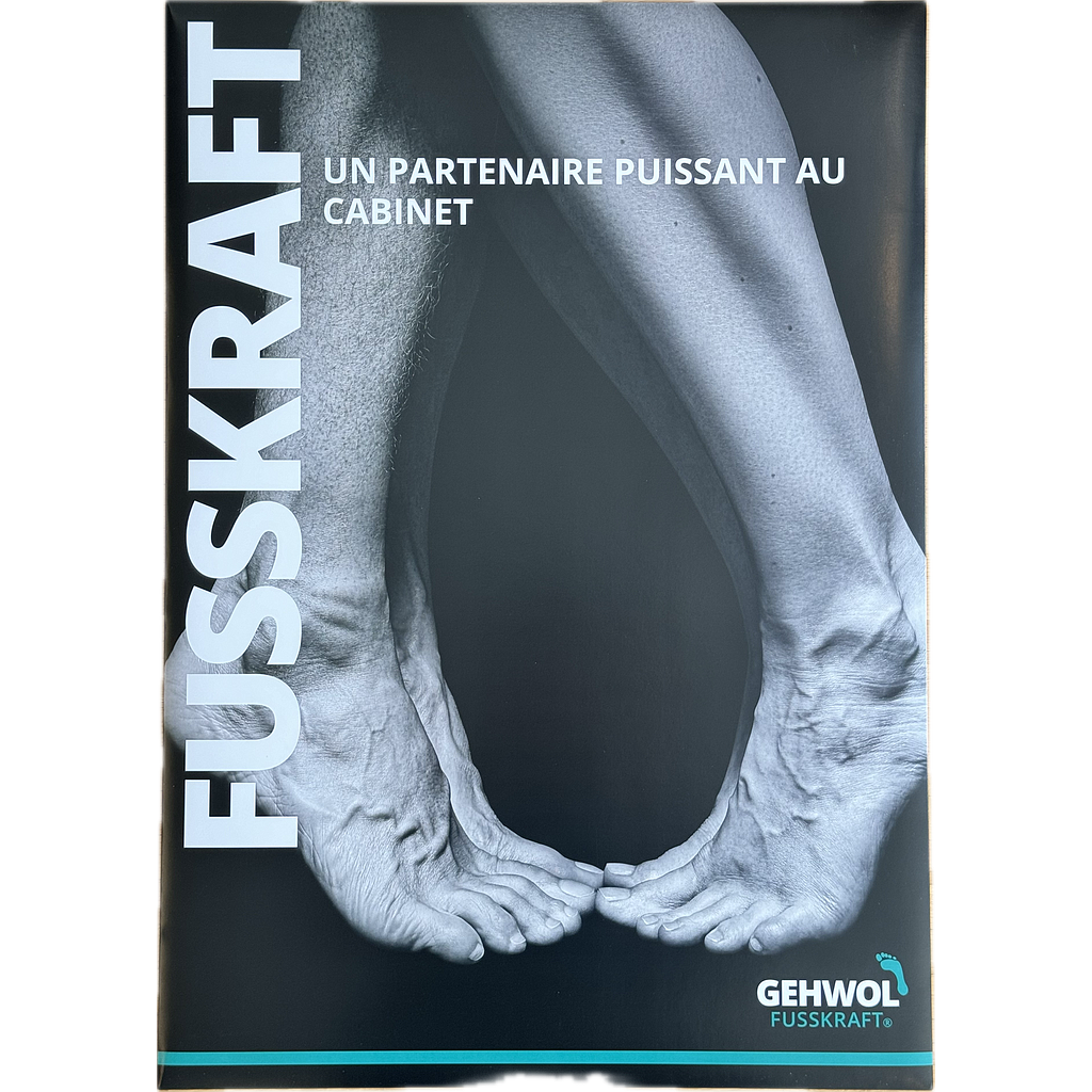 GEHWOL FUSSKRAFT® Affiche 'Un partenaire puissant', Format DIN A2 - 42 x 60 cm