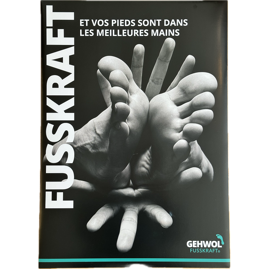 GEHWOL® Affiche 'pieds/mains', Format DIN A2 - 42 x 60 cm