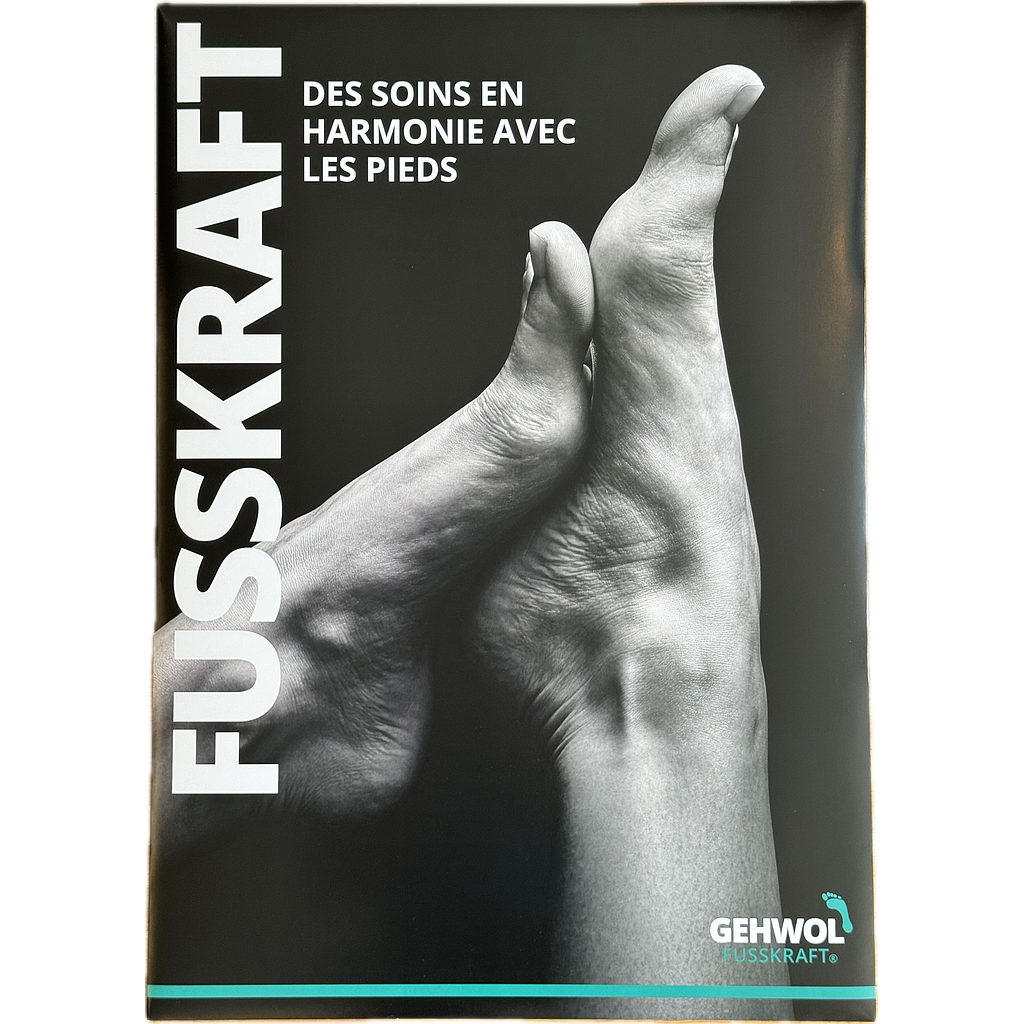 GEHWOL FUSSKRAFT® Affiche 'Soins en harmonie', Format DIN A2 - 42 x 60 cm