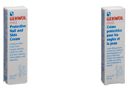 GEHWOL med® Crème protectrice pour les ongles et la peau, GW med® Nagel-/Hautschutzcreme, 15 ml GB/F