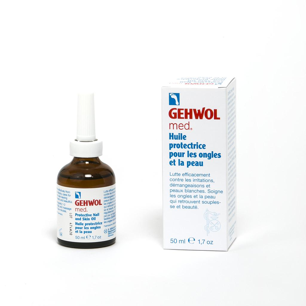 GEHWOL med® Huile protectrice pour les ongles et la peau, GW med® Nagel-/Hautschutzöl, 50 ml GB/F