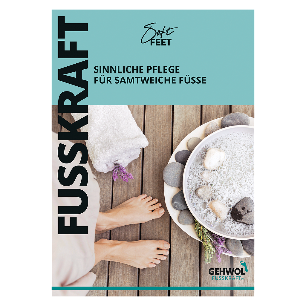GEHWOL FUSSKRAFT® Plakat 'Soft Feet', Format DIN A2 - 42 x 60 cm