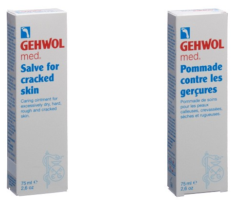 GEHWOL med® Pommade contre les gerçures, GW med® Schrunden-Salbe, 125 ml GB/F
