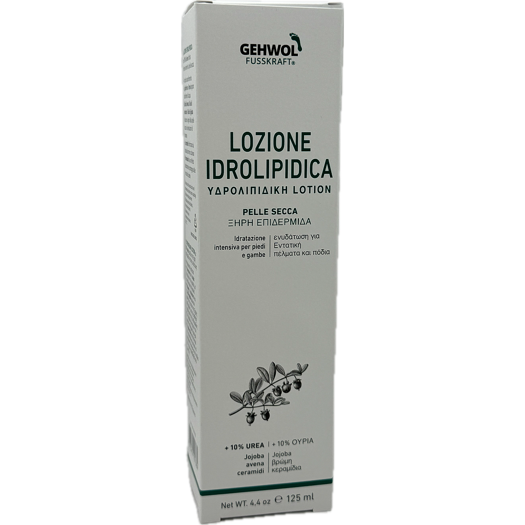 GEHWOL FUSSKRAFT® Lozione Idrolipidica / Hydro Lipid Lotion, 125ml, US/ES/I/GR