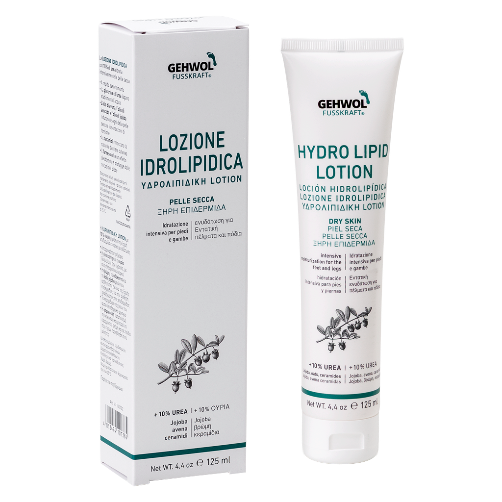 GEHWOL FUSSKRAFT® Lozione Idrolipidica / Hydro Lipid Lotion, 125ml, US/ES/I/GR