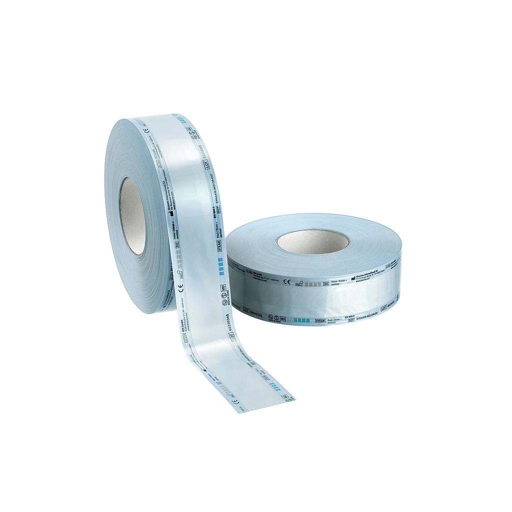 Akzenta PRIME ONE® Top Safe Sterilverpackung / Sterilfolie, Rolle mit Folienseite aussen 55 mm x 200 m