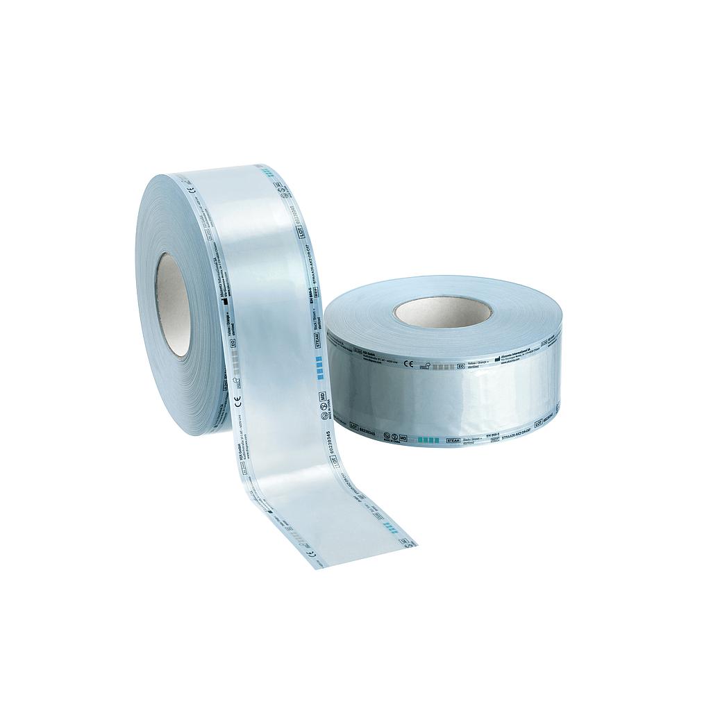 Akzenta PRIME ONE® Top Safe Sterilverpackung / Sterilfolie, Rolle mit Folienseite aussen 75 mm x 200 m