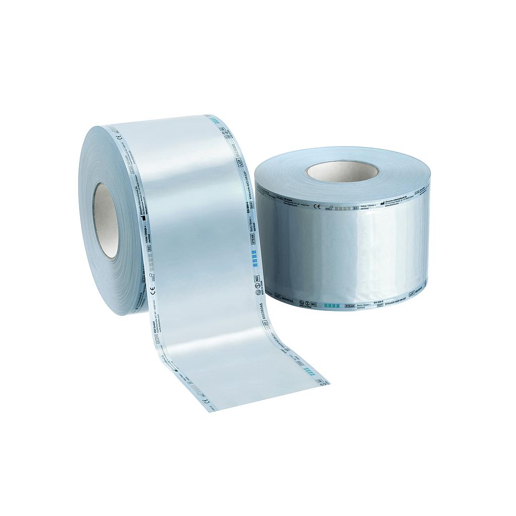 Akzenta PRIME ONE® Top Safe Sterilverpackung / Sterilfolie, Rolle mit Folienseite aussen 125 mm x 200 m