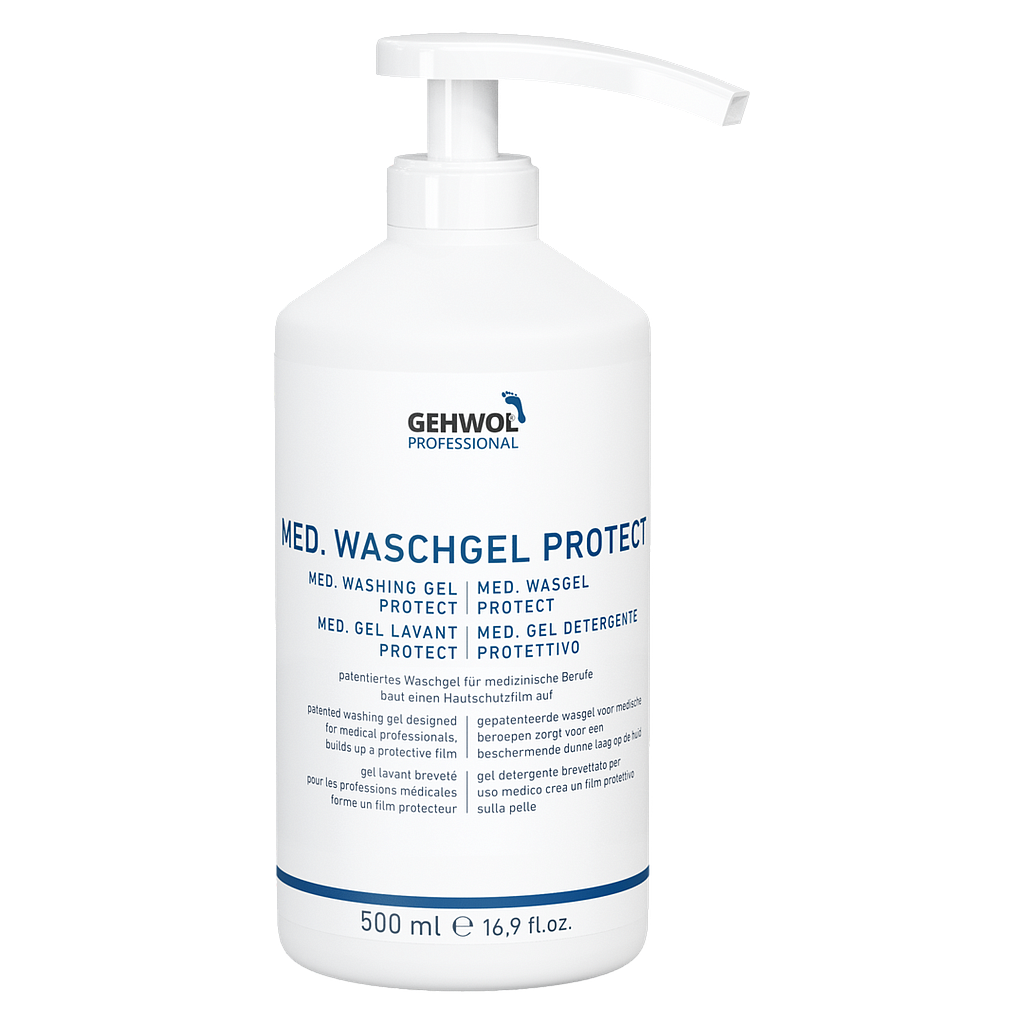 GEHWOL® PROFESSIONAL med. Waschgel Protect, 500 ml D/GB/NL/F/I