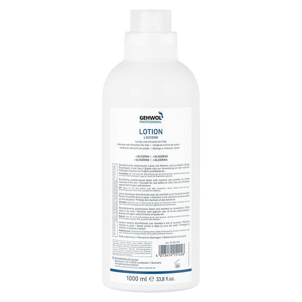 GEHWOL® PROFESSIONAL Lotion, 1000 ml, D/GB/NL/F/I