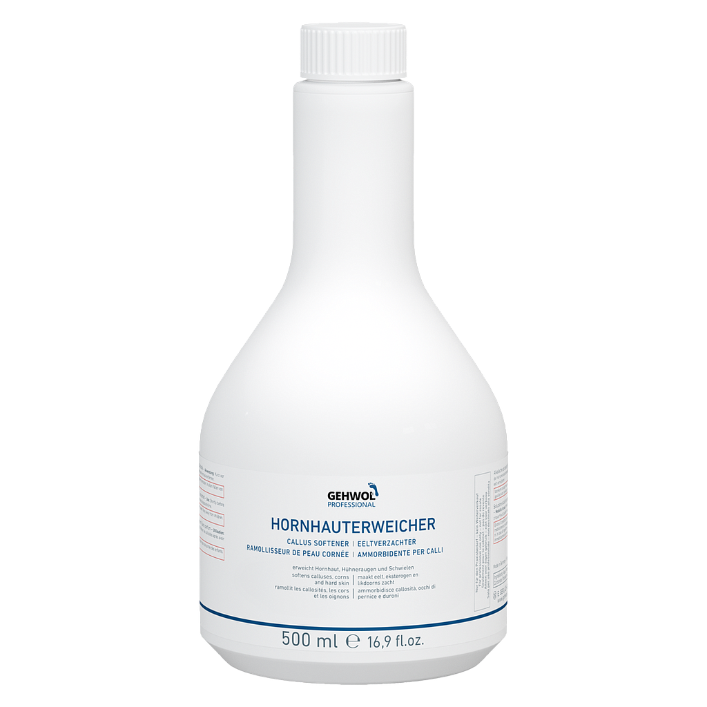 GEHWOL® PROFESSIONAL Hornhauterweicher (ohne Sprühkopf), 500 ml, D/GB/NL/F/I